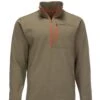 Simms Thermal 1/4 Zip Top -Simms || Orvis || Patagonia Sales 13314 781 thermal 1 4 zip top dark stone f21 front 1