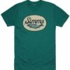 Simms Trout Wander T Shirt Mens -Simms || Orvis || Patagonia Sales 13324 957 P 1 Ms Trout Wander Tee Dark Teal Heather Front