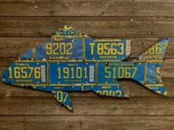 Cody Richardson Art - Bahamas Mutton Snapper License Plate Art