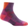 Darn Tough Womens Hiker 1/4 Sock Cushion -Simms || Orvis || Patagonia Sales 1 4 hiker plum