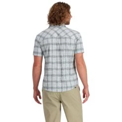 Simms Stone Cold Shortsleeve Shirt -Simms || Orvis || Patagonia Sales 211 simms stone cold shortsleeve shirt steel blue storm ombre plaid 03