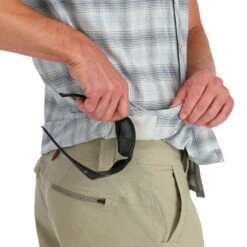 Simms Stone Cold Shortsleeve Shirt -Simms || Orvis || Patagonia Sales 211 simms stone cold shortsleeve shirt steel blue storm ombre plaid 05