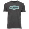 Simms Logo Frame T-Shirt 1 Simms Logo Frame T-Shirt -Simms || Orvis || Patagonia Sales 222 simms logo frame ss t shirt charcoal heather 01