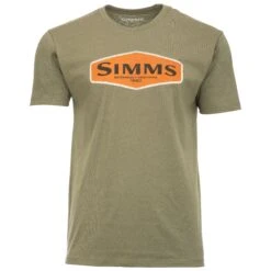 Simms Logo Frame T-Shirt 13 Simms Logo Frame T-Shirt -Simms || Orvis || Patagonia Sales 222 simms logo frame ss t shirt military heather 01