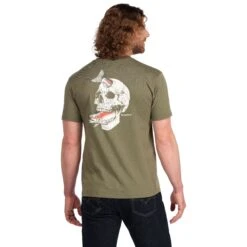 Simms Trout On My Mind SS T-Shirt -Simms || Orvis || Patagonia Sales 222 simms trout on my mind ss t shirt military heather 04