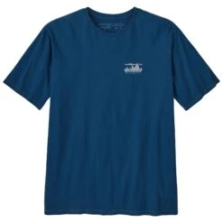 Patagonia Mens '73 Skyline Organic T-Shirt -Simms || Orvis || Patagonia Sales 231 patagonia mens 73 skyline organic t shirt lagom blue 02 98b00bab 27a3 4a0c abac 5daed7e8c9dd
