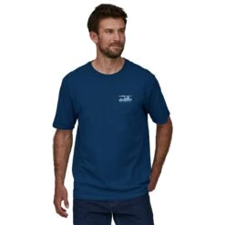 Patagonia Mens '73 Skyline Organic T-Shirt -Simms || Orvis || Patagonia Sales 231 patagonia mens 73 skyline organic t shirt lagom blue 04 56488992 cdc0 40c0 b9d5 2f41d7118a99