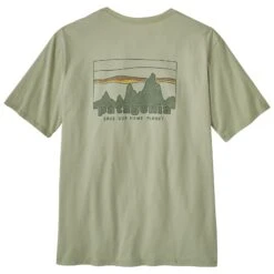 Patagonia Mens '73 Skyline Organic T-Shirt -Simms || Orvis || Patagonia Sales 231 patagonia mens 73 skyline organic t shirt salvia green 01 dd725204 b939 40e8 8692 a0ce18a12b69