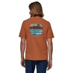 Patagonia Men's Skyline Stencil Responsibili-Tee Sale -Simms || Orvis || Patagonia Sales 231 patagonia mens skyline stencil responsibili tee fertile brown 03 c64d6ff4 ea46 40a1 bbec e626ca7bf195