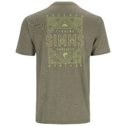 Simms Linework T-Shirt -Simms || Orvis || Patagonia Sales 231 simms linework t shirt military heather 01