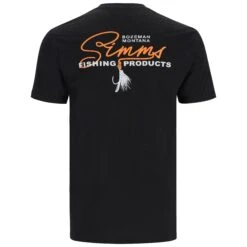 Simms Script Line T-Shirt -Simms || Orvis || Patagonia Sales 231 simms script line t shirt black 01