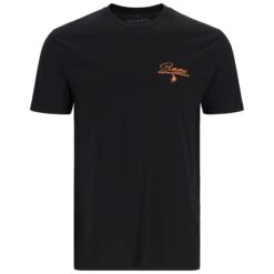 Simms Script Line T-Shirt -Simms || Orvis || Patagonia Sales 231 simms script line t shirt black 02