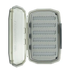 UMPQUA UPG FOAM WATERPROOF ESSENTIAL MEDIUM FLY BOX -Simms || Orvis || Patagonia Sales 30060 FmWPEsstlMDGray OpnFrnt 02635.1680630679