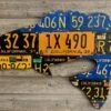 Cody Richardson Art - California Antique Largemouth Bass License Plate Art