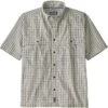 Patagonia Mens Island Hopper Short Sleeve Shirt - SALE -Simms || Orvis || Patagonia Sales 95163 VOYAGE DYNO WHITE l