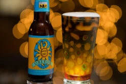 DeYoung Pilsner Glass - Flank -Simms || Orvis || Patagonia Sales BrookFlankPilsner