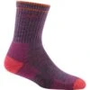 Darn Tough Womens Hiker Micro Crew Sock Cushion -Simms || Orvis || Patagonia Sales Hiker Plum