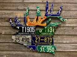 Cody Richardson Art - Montana Elk License Plate Art