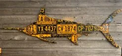 Cody Richardson Art - North Carolina Marlin License Plate Art
