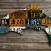 Cody Richardson Art - Idaho Large Antique 4-Foot Trout License Plate Art -Simms || Orvis || Patagonia Sales IMG 1121