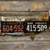 Cody Richardson Art - Antique Virginia Pike/Muskie License Plate Art -Simms || Orvis || Patagonia Sales IMG 1142