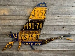 Cody Richardson Art - New York Mayfly Antique License Plate Art