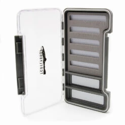 TCO Fly Box - Waterproof Thin Box Foam/2 Compartment