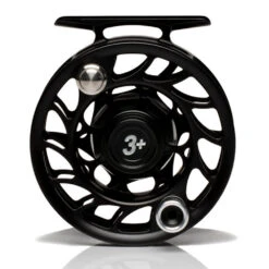 Hatch Iconic 3 Plus Fly Reel -Simms || Orvis || Patagonia Sales Iconic3PlusReelBlackSilverLargeArborBack