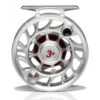 Hatch Iconic 3 Plus Fly Reel -Simms || Orvis || Patagonia Sales Iconic3PlusReelClearRedLargeArborBack