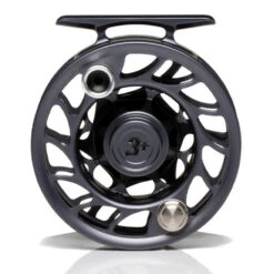 Hatch Iconic 3 Plus Fly Reel -Simms || Orvis || Patagonia Sales Iconic3PlusReelGreyBlackLargeArborBack