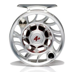 Hatch Iconic 4 Plus Fly Reel -Simms || Orvis || Patagonia Sales Iconic4PlusReelClearRedLargeArborBack