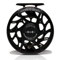 Hatch Iconic 7 Plus Fly Reel -Simms || Orvis || Patagonia Sales Iconic7PlusReelBlackSilverLargeArborFront