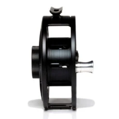 Hatch Iconic 7 Plus Fly Reel -Simms || Orvis || Patagonia Sales Iconic7PlusReelBlackSilverMidArborSide