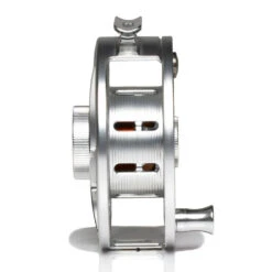 Hatch Iconic 7 Plus Fly Reel -Simms || Orvis || Patagonia Sales Iconic7PlusReelClearRedMidArborSide