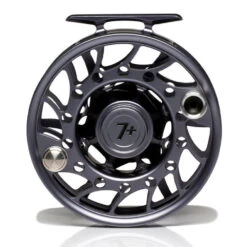 Hatch Iconic 7 Plus Fly Reel -Simms || Orvis || Patagonia Sales Iconic7PlusReelGreyBlackMidArborBack