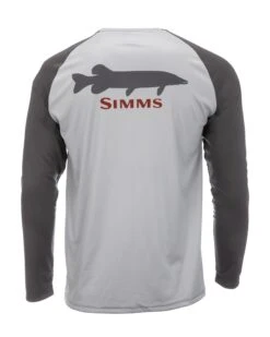 Simms Tech Tee - Artist Series Sale -Simms || Orvis || Patagonia Sales PG 13533 683 M Tech Tee Artist Series Musky Sterling Steel Back s22