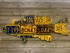 Cody Richardson Art - Pennsylvania Smallmouth Bass License Plate Art
