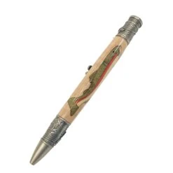 Custom Etched Wooden Pen -Simms || Orvis || Patagonia Sales Rainbowtrout2