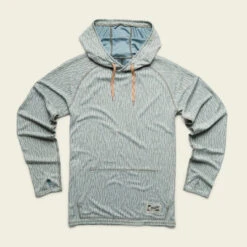 Howler Brothers Loggerhead Hoodie Sale -Simms || Orvis || Patagonia Sales S22 Loggerhead Hoodie Deluge Camo Light Grey Flat Front f97901c9 abd7 4691 a473 6160f35c4c0a