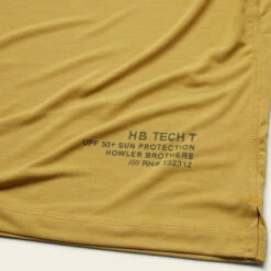 Howler Brothers Tech T Sale -Simms || Orvis || Patagonia Sales S23 HB Tech T Gold Detail