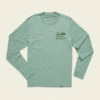 Howler Brothers Tech T Sale -Simms || Orvis || Patagonia Sales S23 HB Tech T Granite Green Flat Front