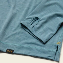 Howler Brothers Tech T Sale -Simms || Orvis || Patagonia Sales S23 HB Tech T Smoked Blue Detail