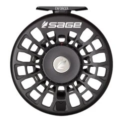 Sage Enforcer Fly Reel 11-12wt -Simms || Orvis || Patagonia Sales Sage ENFORCER Reel Stealth Back