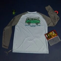 TCO Simms Tech Tee - VW Bus Logo -Simms || Orvis || Patagonia Sales TroutbeerShirt Back TCO 22 0000 DSC 0758