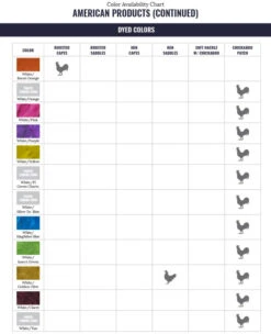 Whiting American Rooster Cape -Simms || Orvis || Patagonia Sales WF ColorChart AmericanProduct 7