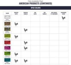 Whiting American Rooster Cape -Simms || Orvis || Patagonia Sales WF ColorChart AmericanProduct 8