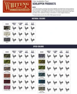 Whiting Schlappen Bundle 14 Inch -Simms || Orvis || Patagonia Sales WF ColorChart Schlappen 1 c53e0f61 2b7e 4177 beea b8e0f53c4686