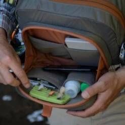 Fishpond Cross Current Chest Pack -Simms || Orvis || Patagonia Sales crosscurrent flybench open