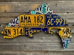 Cody Richardson Art - Oregon Trout License Plate Art