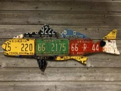 Cody Richardson Art - Georgia Vintage Redfish License Plate Art